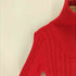ザラ ZARA クリスマス レッド クロップド ウィーター ケーブル ニット セーター レディース import:M