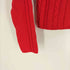 ザラ ZARA クリスマス レッド クロップド ウィーター ケーブル ニット セーター レディース import:M
