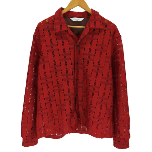 サスクワァッチファブリックス SASQUATCHfabrix. 22SS CUBE LACE L/S SHIRT メンズ