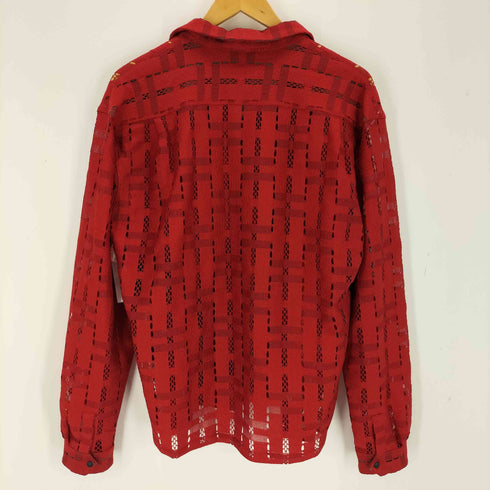 サスクワァッチファブリックス SASQUATCHfabrix. 22SS CUBE LACE L/S SHIRT メンズ