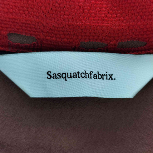 サスクワァッチファブリックス SASQUATCHfabrix. 22SS CUBE LACE L/S SHIRT メンズ