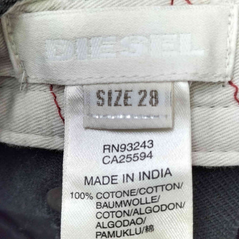 ディーゼル DIESEL ジップデザイン デニムパンツ メンズ 28