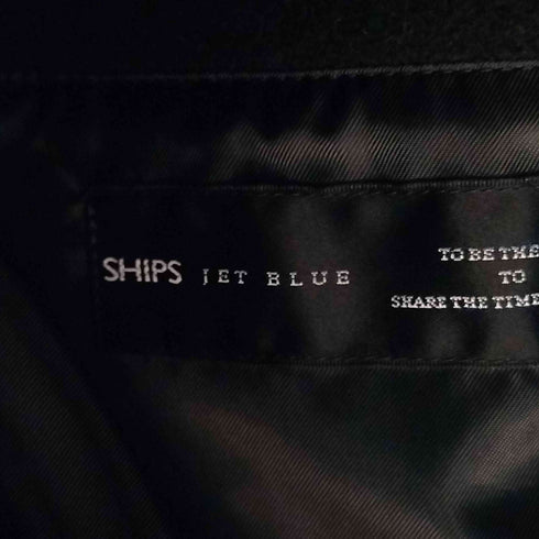 シップスジェットブルー SHIPS JET BLUE ショート丈 ピーコート メンズ