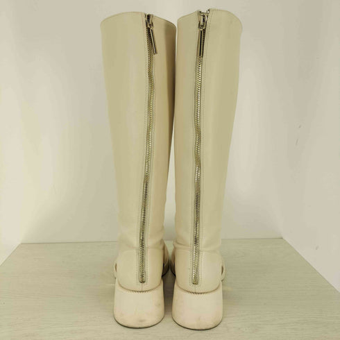 チャールズアンドキース CHARLES&KEITH デボン メタリックアクセントレースアップロングブーツ レディース EUR:37