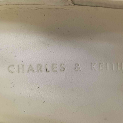 チャールズアンドキース CHARLES&KEITH デボン メタリックアクセントレースアップロングブーツ レディース EUR:37