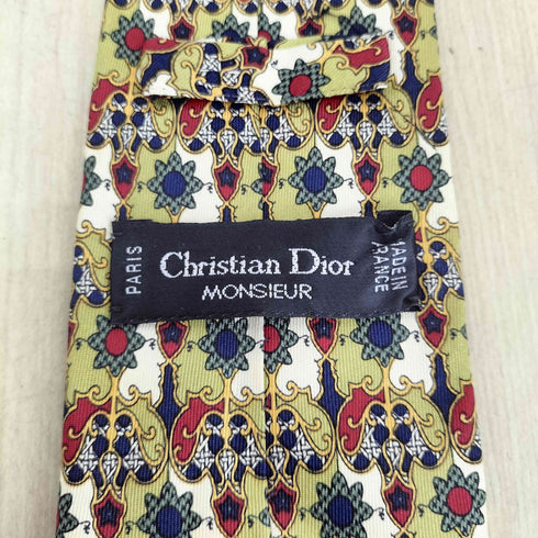 クリスチャンディオール Christian Dior 総柄ネクタイ メンズ