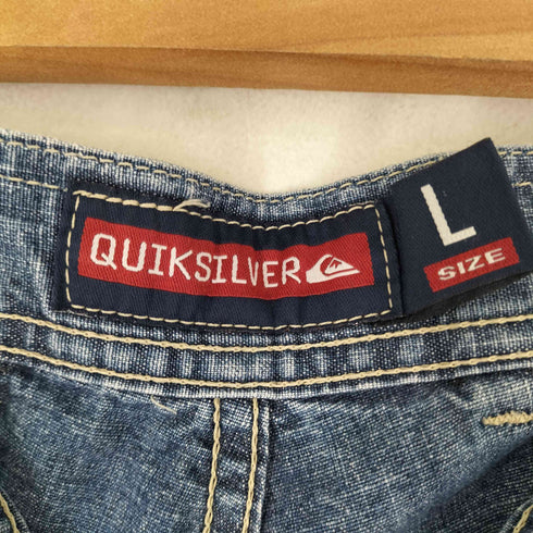クイックシルバー Quiksilver ロゴ刺繍 デニムパンツ メンズ JPN:L