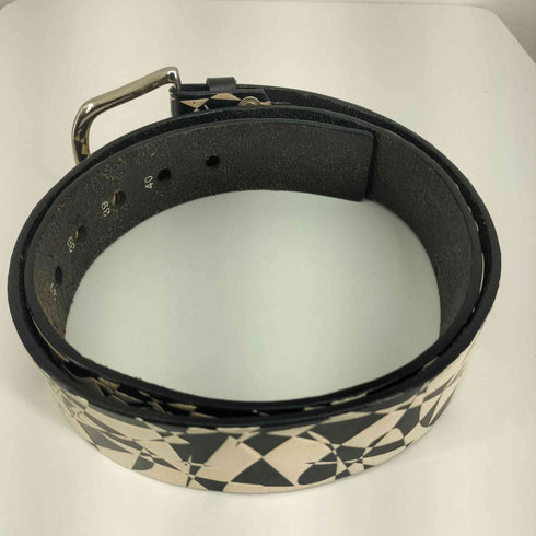 ヴォルコム VOLCOM 総柄 レザーベルト メンズ