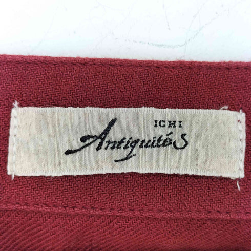 イチ ICHI Antiquites リネン ギャザーワンピース レディース