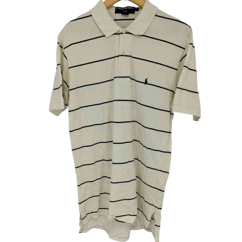 ポロスポーツラルフローレン POLO SPORT RALPH LAUREN ポニー刺繍 ボーダーポロシャツ メンズ L