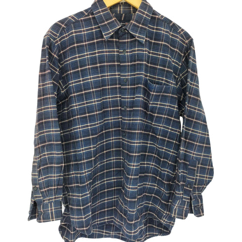 セントアンドリュース St. Andrews ロゴ刺繍 ネルシャツ メンズ L-81