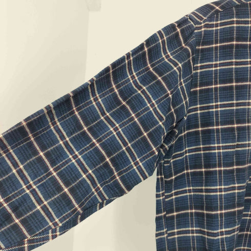 セントアンドリュース St. Andrews ロゴ刺繍 ネルシャツ メンズ L-81