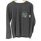 ミレー MILLET プリントロゴ ロングスリーブカットソー メンズ S
