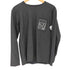 ミレー MILLET プリントロゴ ロングスリーブカットソー メンズ S