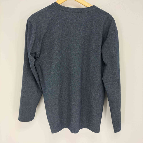 ミレー MILLET プリントロゴ ロングスリーブカットソー メンズ S