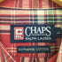 チャップスラルフローレン CHAPS RALPH LAUREN EXTRAFINE COTTON 刺繍ロゴ ボタンダウンチェックシャツ メンズ L