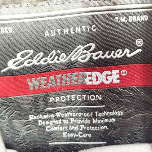 エディーバウアー Eddie Bauer WEATHEREDGE 比翼 ジップアップ スタンドカラー ジャケット メンズ import:L