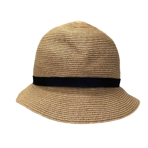 マチュアーハ mature ha. BOXED Hat ボックス ハット 麦わら 帽子 ボーラー ハット レディース