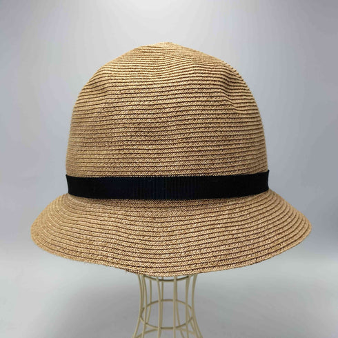 マチュアーハ mature ha. BOXED Hat ボックス ハット 麦わら 帽子 ボーラー ハット レディース