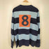 ポロバイラルフローレン Polo by RALPH LAUREN CUSTOM FIT 紋章 刺繍 ボーダー L/S ラガー シャツ メンズ import:L