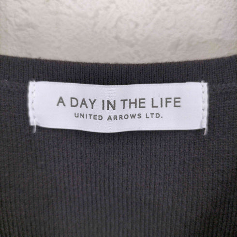 アデイインザライフユナイテッドアローズ A day in the life UNITED ARROWS Vネックベスト+シャツ ハンドウォッシャブル レディース