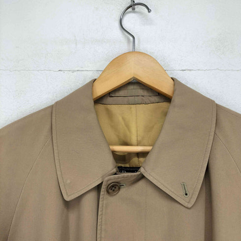 バーバリーズ BURBERRYS 70~80S MADE IN ENGLAND COMMUTER 2 裏地チェックステンカラーコート メンズ