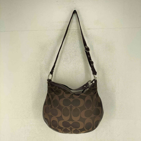 コーチ COACH シグネチャーロゴ レザー切替ショルダーバッグ 2WAY レディース