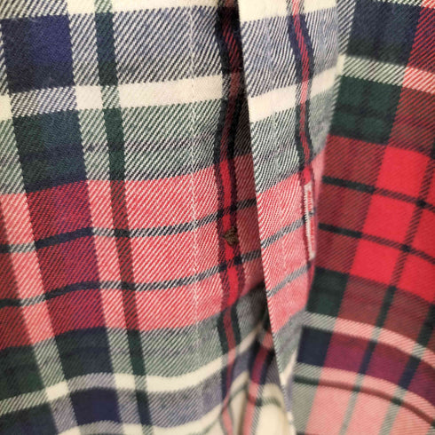 ラルフローレン RALPH LAUREN チェック柄 エルボーパッチ 長袖チェックシャツ レディース JPN:2