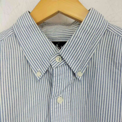 ラルフローレン RALPH LAUREN ポロベア刺繍 ボタンダウンストライプシャツ メンズ LL