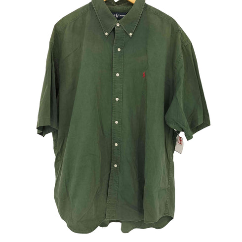 ラルフローレン RALPH LAUREN 90S BLAKE ポニー 刺繍 B.D S/S シャツ ビッグサイズ メンズ JPN:XXL