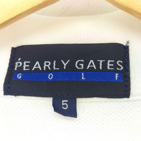 パーリーゲイツ PEARLY GATES GOLF 刺繍ロゴ アーガイルポロシャツ メンズ 5