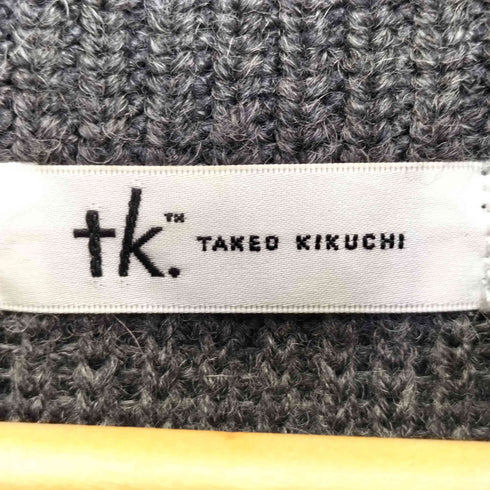 ティーケータケオキクチ tk. TAKEO KIKUCHI ジップ ハイネックニット メンズ JPN:M