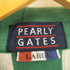 パーリーゲイツ PEARLY GATES 刺繍ロゴ ストライプポロシャツ メンズ L