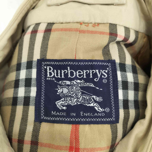 バーバリーズ BURBERRYS MADE IN ENGLAND 裏地ノヴァチェックトレンチコート レディース