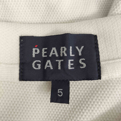 パーリーゲイツ PEARLY GATES ビール刺繍 鹿の子ポロシャツ メンズ 5