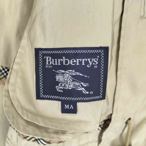 バーバリーズ BURBERRYS ウエストコード ハーフコート メンズ MA