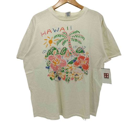 デルタ DELTA 90S USA製 プリント ハワイ スーベニア S/S TEE メンズ import:XL