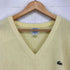 アイゾッドラコステ IZOD LACOSTE 70S~ MADE IN USA Vネックニット メンズ L