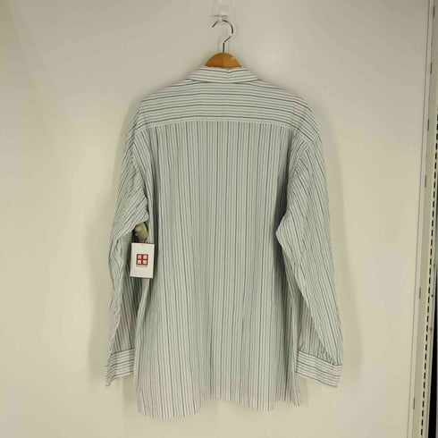 イッセイミヤケメン ISSEY MIYAKE MEN 11AW 黒タグ コットン ストライプ レギュラーカラー シャツ メンズ JPN:3