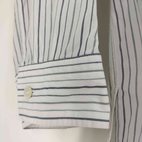 イッセイミヤケメン ISSEY MIYAKE MEN 11AW 黒タグ コットン ストライプ レギュラーカラー シャツ メンズ JPN:3