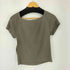 LOFT シルク S/S リブカットソー レディース import:M