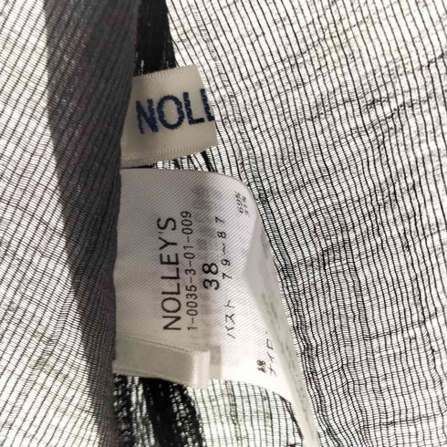 ノーリーズ NOLLEY’S パフスリーブ ブラウス レディース 38