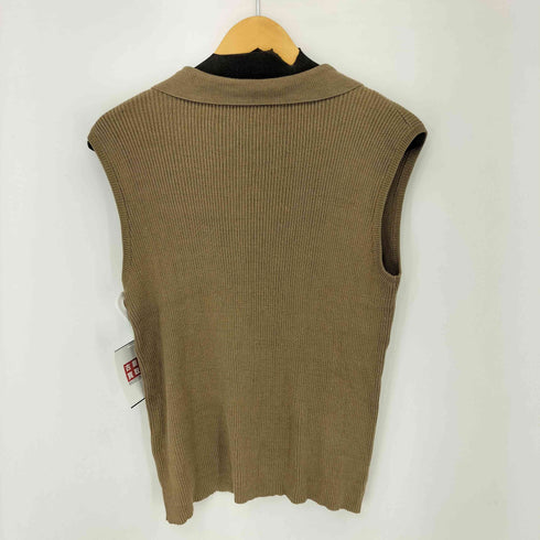 LEILE シルク混 S/S ノースリーブ レディース import:L