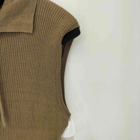 LEILE シルク混 S/S ノースリーブ レディース import:L