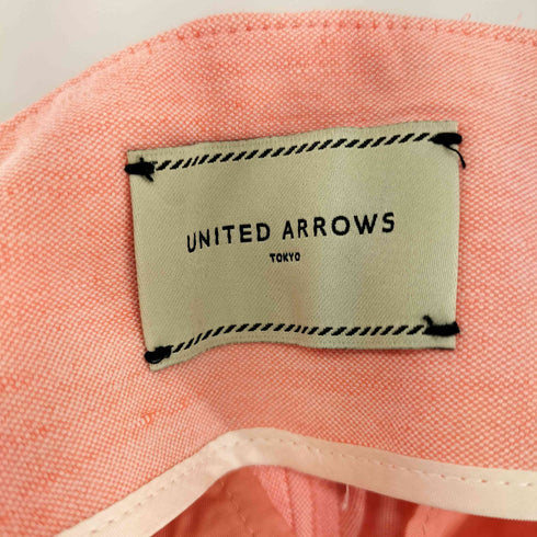ユナイテッドアローズ UNITED ARROWS リネン セットアップS/S ブラウス スラックス レディース