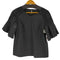 エムプルミエブラック M-premier BLACK カットワーク切替 S/S ブラウス レディース 38