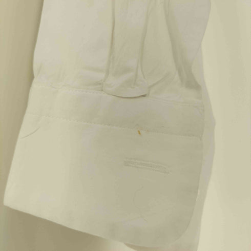 イッセイミヤケ ISSEY MIYAKE 02AW 黒タグ 縮絨加工 フラップポケット コットン レギュラーカラー シャツ メンズ JPN:3