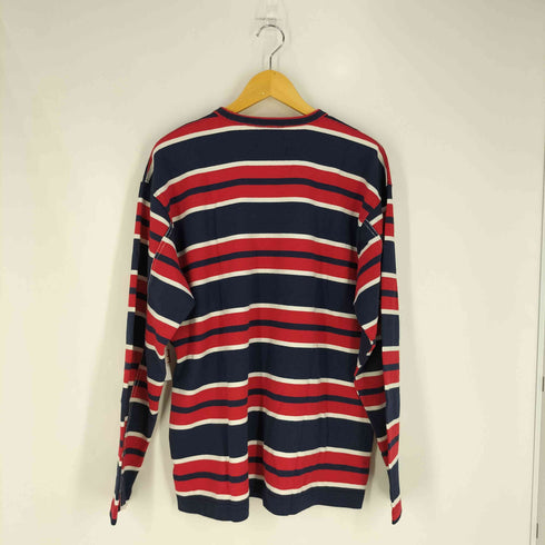 イッセイミヤケ ISSEY MIYAKE 00s 黒タグ 再構築 ボーダー ロングスリーブTシャツ メンズ