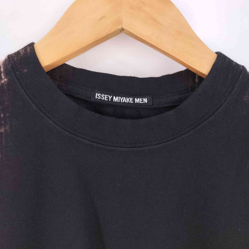 イッセイミヤケメン ISSEY MIYAKE MEN 12SS 黒タグ ブリーチ加工 クルーネックTシャツ メンズ FREE