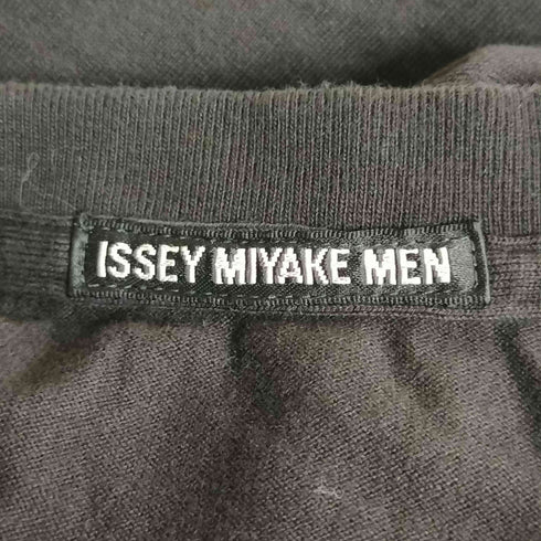 イッセイミヤケメン ISSEY MIYAKE MEN 12SS 黒タグ ブリーチ加工 クルーネックTシャツ メンズ FREE